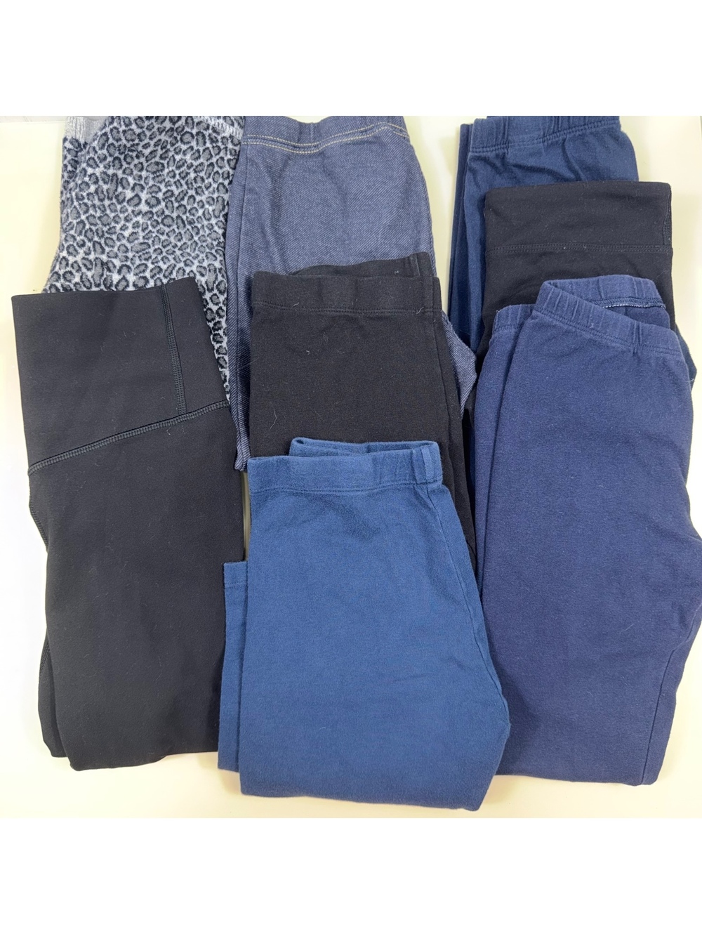 Girls Size 7/8 Leggings Lot 8 Pairs Mixed Brands